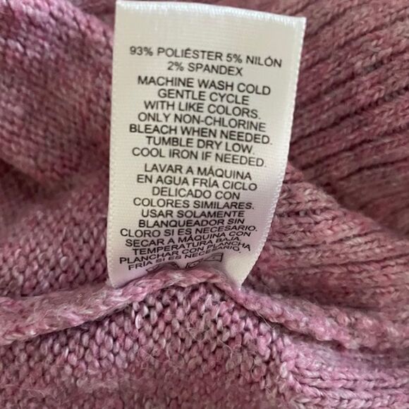 Ellen Tracy Heathered Pink Sweater - Picture 5 of 5